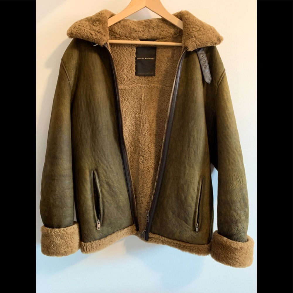 Deus ex Machina Dark Brown Leather Jacket
